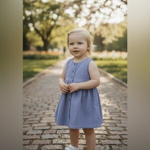GAP Baby Light Purple Corduroy Dress With satin bloomers Size 2xl 2 yrs